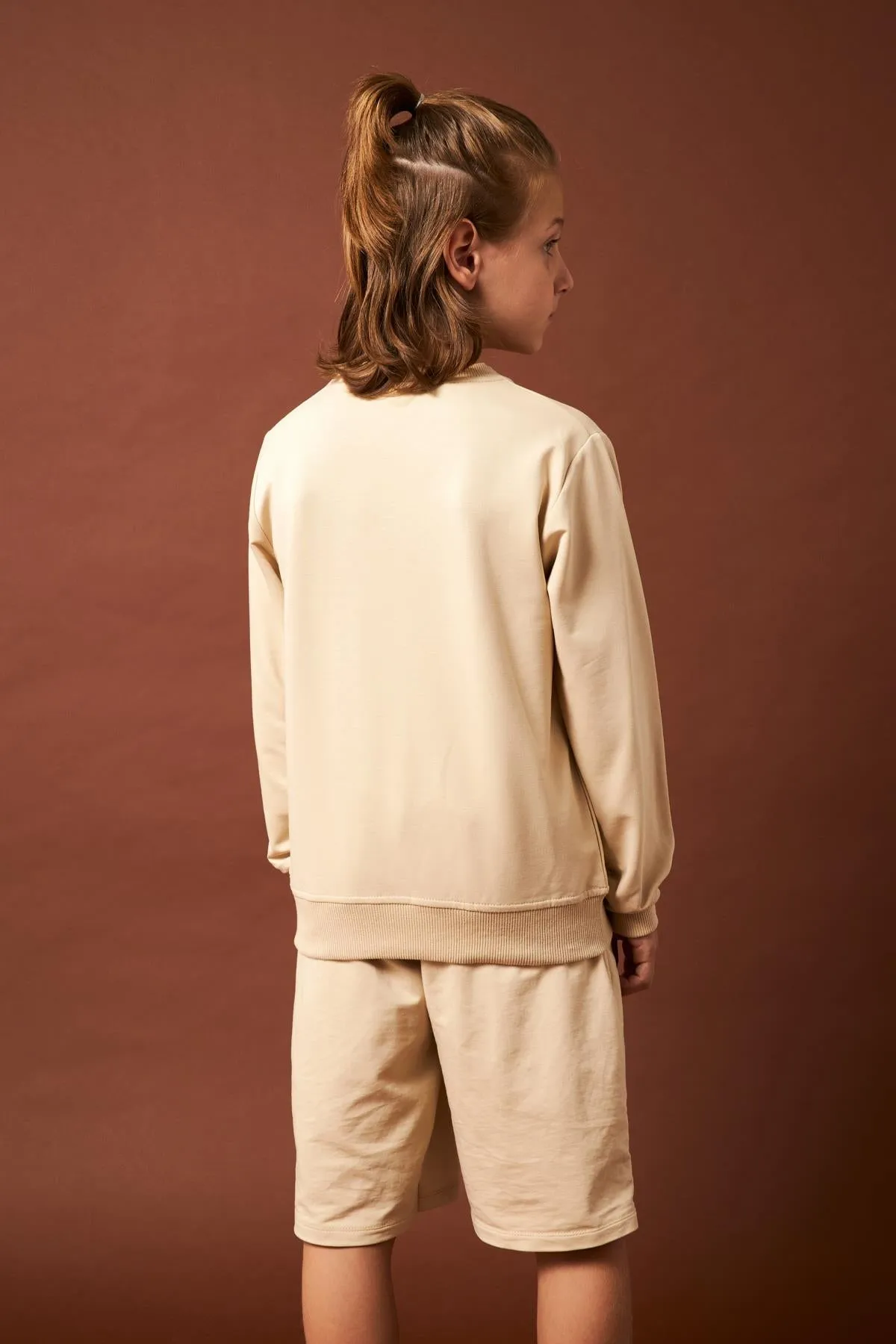 authentic nakiş detayli erkek çocuk sweatshirt