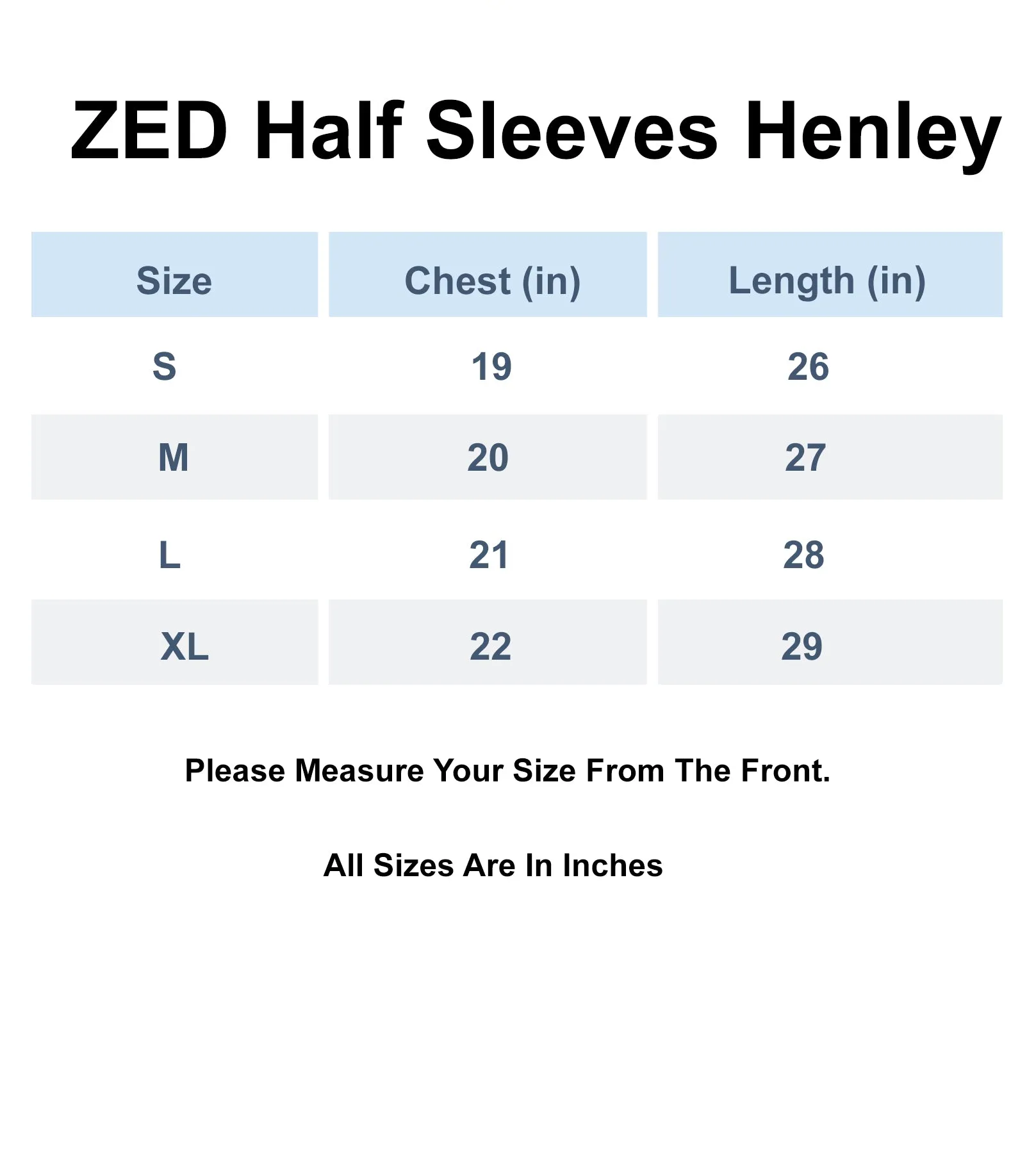 Black Half Sleeves Henley