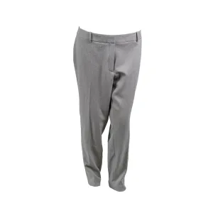 Calvin Klein Women's Plus Size Slim Twill Casual Pants Gray Size 16W