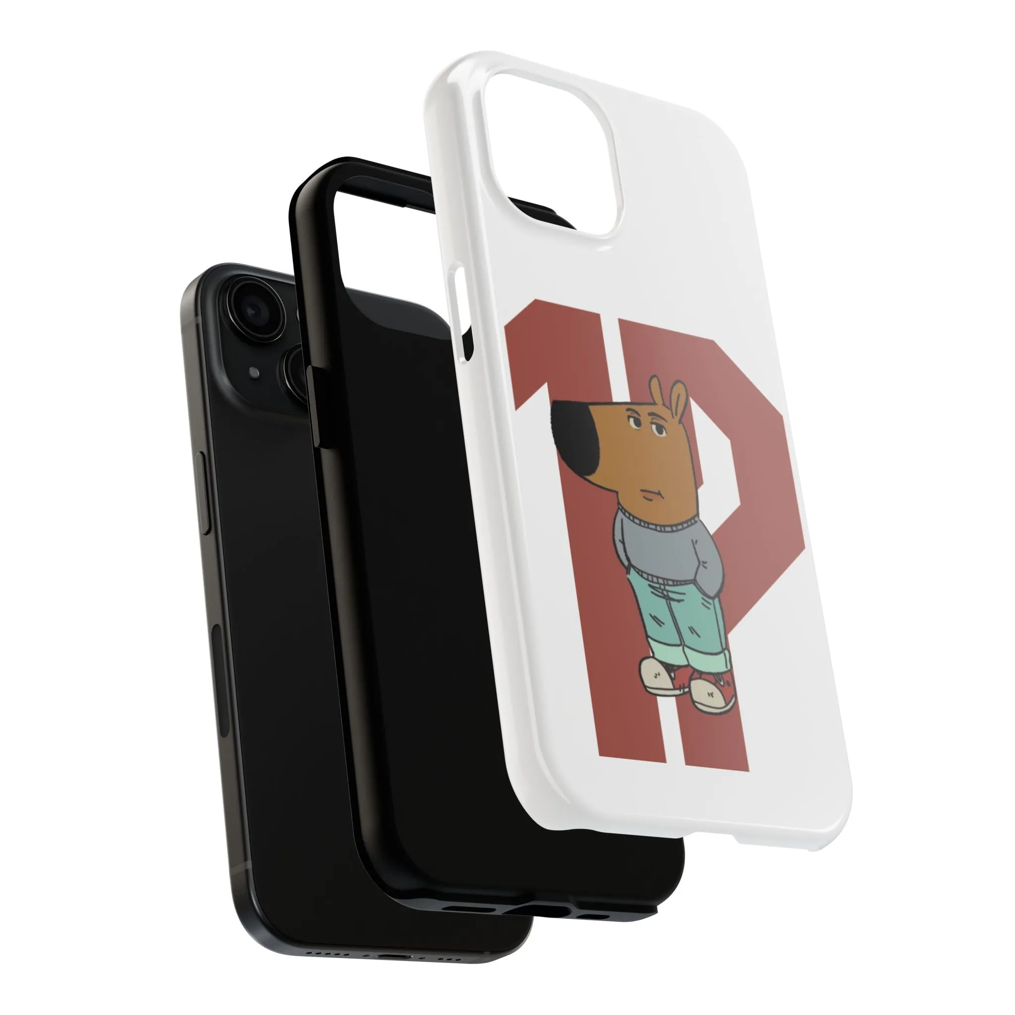 Cool Cartoon Dog Tough Phone Case - Durable Protection for Pet Lovers