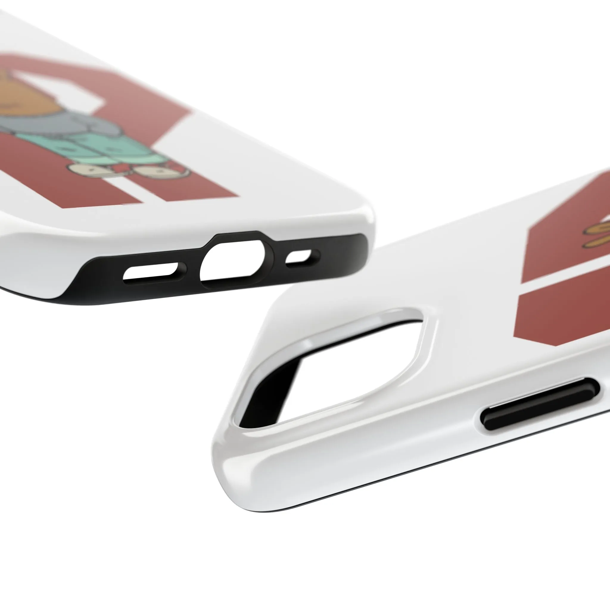 Cool Cartoon Dog Tough Phone Case - Durable Protection for Pet Lovers