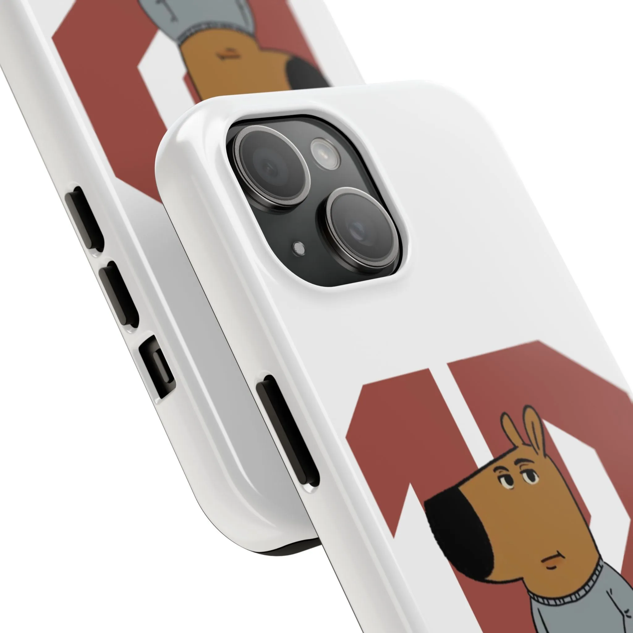 Cool Cartoon Dog Tough Phone Case - Durable Protection for Pet Lovers