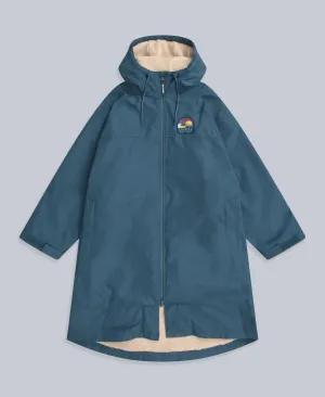 Hazey Mens Waterproof Beach Parka - Blue