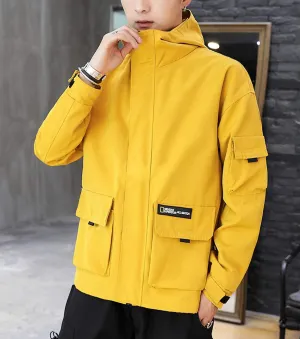 Mens Hooded Wind Jacket