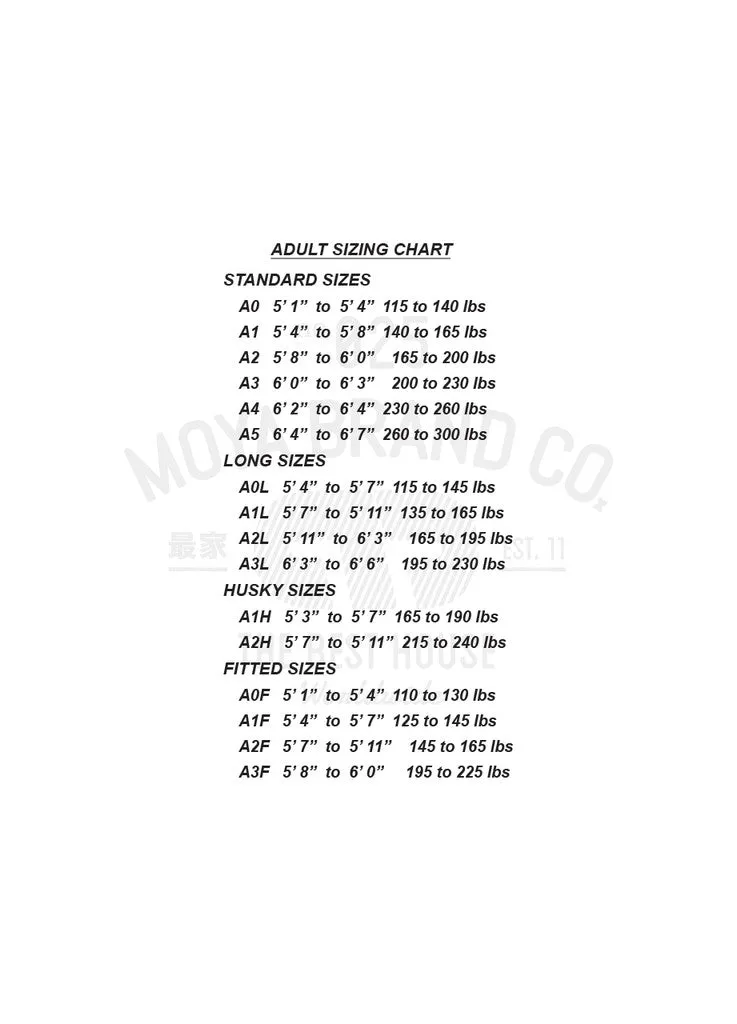 Moya Varsity Adult Gi