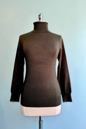 Olive Long Sleeve Turtleneck Sweater