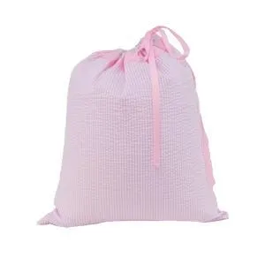 PINK SEERSUCKER TRAVEL POCKET
