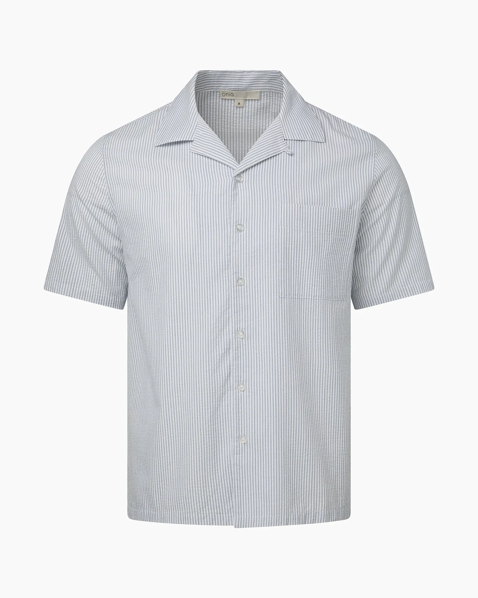 Poplin Seersucker Convertible Vacation Shirt