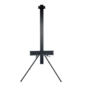 Prime Art Black Aluminium Studio Easel (EA18)