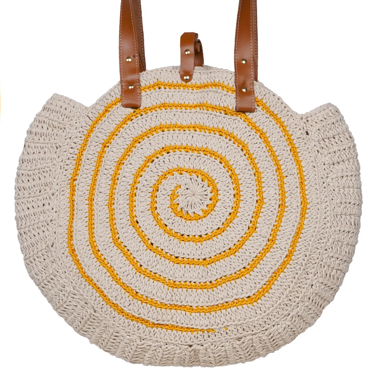 United Urbane Hands Bag | Hand-Crochet | Cotton Yarn | Off-White